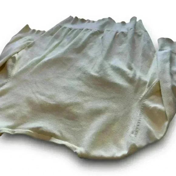 vtg Faded Glory embroidered beaded spring yellow cardigan sweater 3/4‎ sleeves m - Picture 6 of 10